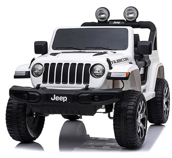 online Elektroauto für Kinder 12V Jeep Rubicon Weiß