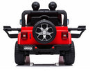 Macchina Elettrica per Bambini 12V Jeep Rubicon Rossa-4