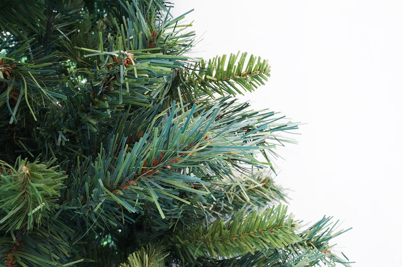 Albero di Natale Artificiale 150 cm 32 Rami  Castagno del Gargano Verde-3