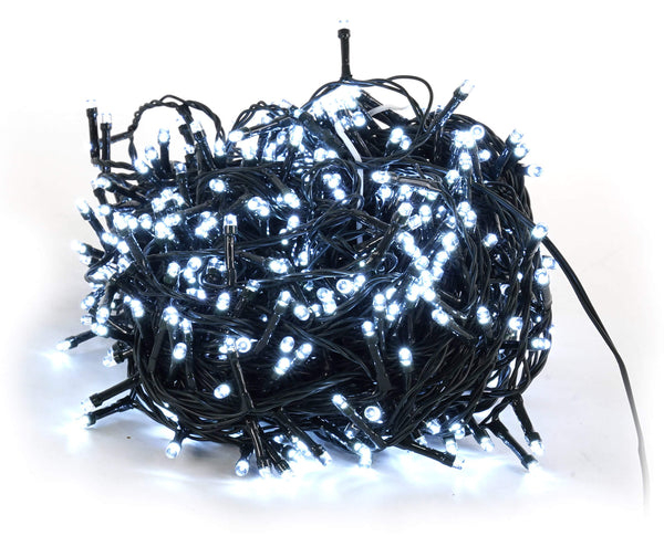 sconto Vanzetti Weihnachtsbeleuchtung 500 LED 25m Kaltweiß für Outdoor-Indoor