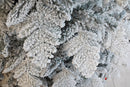 Albero di Natale Artificiale Innevato 240 cm 99 Rami  Rovere del Gargano Verde-2