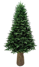 Albero di Natale Artificiale 240 cm 64 Rami con Tronco Pioppo del Gargano Verde-1