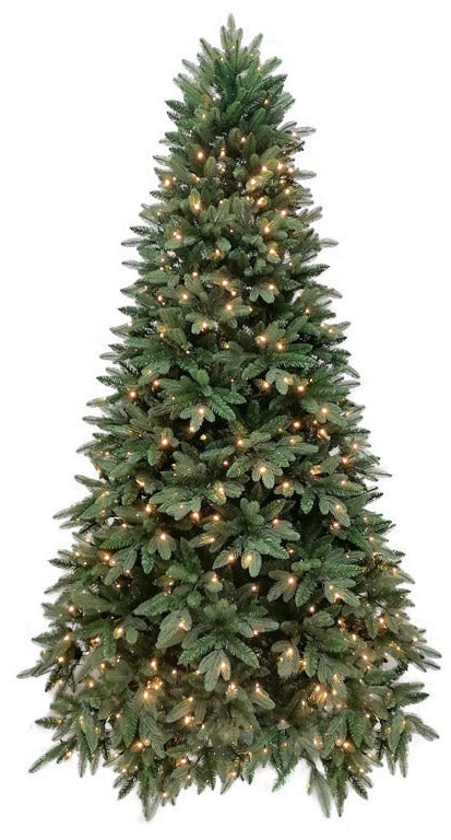 Künstlicher Weihnachtsbaum 180 cm 46 Zweige mit 300 LEDs Platano del Gargano Grün online