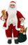 Weihnachtsmannpuppe H60 cm mit Sack und roter Geschenkbox