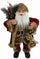 Weihnachtsmannpuppe H60 cm mit Kleidung aus rotem Stoff