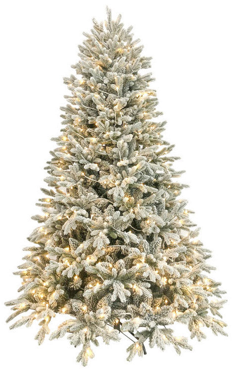 acquista Künstlicher Weihnachtsbaum mit Schnee bedeckt 240 cm 74 Zweige mit 680 LED Grüne Maiella-Kiefer