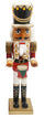 Weihnachtlicher Nussknacker-Soldat H38 cm aus Holz mit roter Trommel