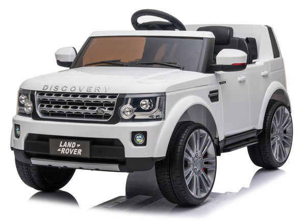 sconto Macchina Elettrica per Bambini 12V con Licenza Land Rover Discovery Bianca