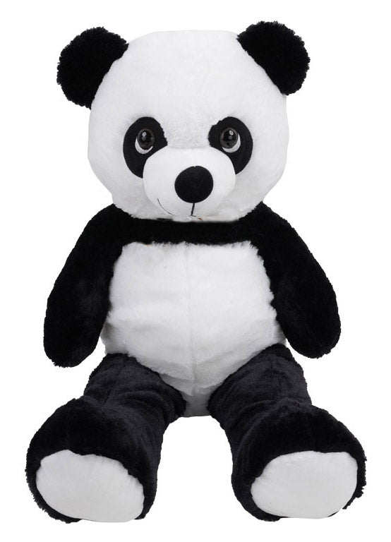 sconto Panda Peluche H80 cm per Bambini Bianco e Nero