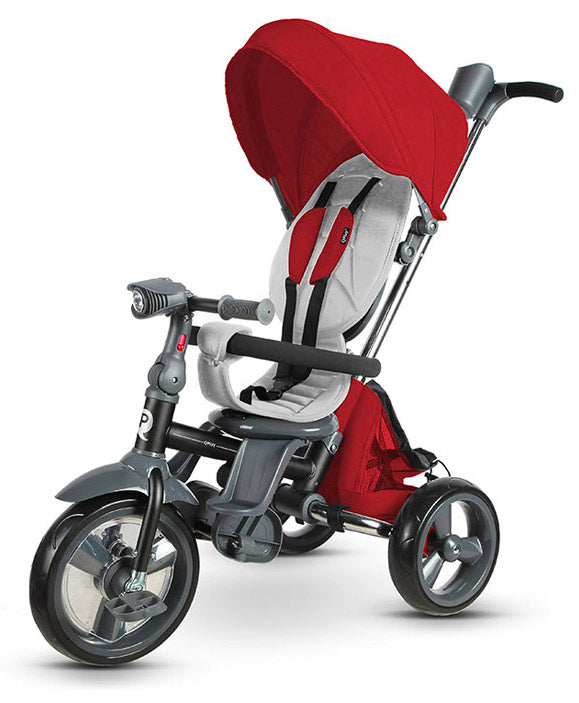 Triciclo Passeggino per Bambini 98x49x105 cm con Seggiolino Reversibile Ciao Rosso prezzo