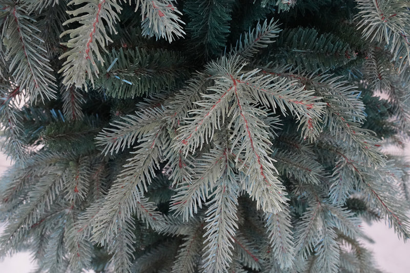 Albero di Natale Artificiale 210 cm 44 Rami con Tronco Pino Adamello Verde-2