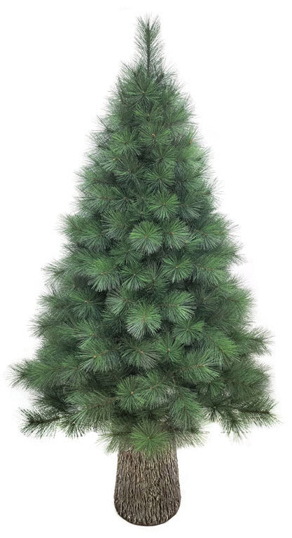 acquista Künstlicher Weihnachtsbaum 180 cm 30 Äste mit grünem Eichenstamm