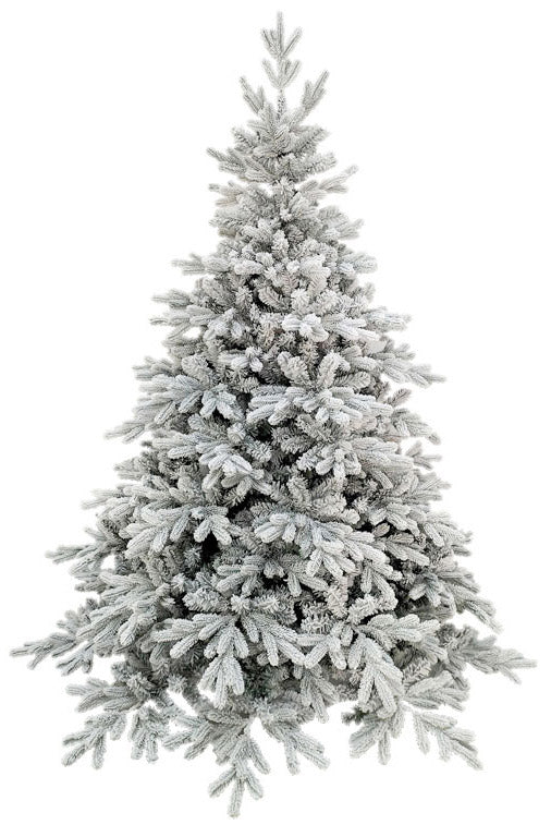 Künstlicher Weihnachtsbaum mit Schnee bedeckt 240 cm 95 Zweige Sila Green sconto