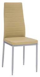 Sedia Imbottita 40x47x96 cm in Similpelle Queen Corda-1