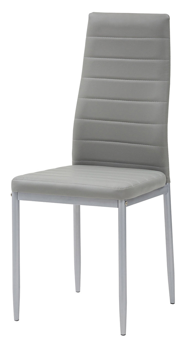 Gepolsterter Stuhl 40x47x96 cm in Ash Queen Kunstleder sconto