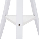 Appendiabiti 45x45x175 cm in Metallo Laccato New Star Bianco-4