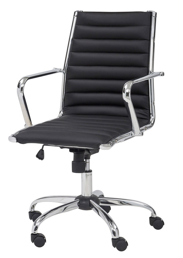 prezzo Chefsessel aus schwarzem Pandora-Kunstleder