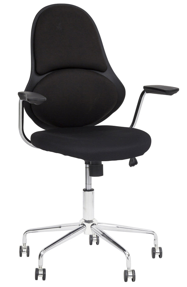 Operativer Bürostuhl aus schwarzem Zunica-Stoff prezzo