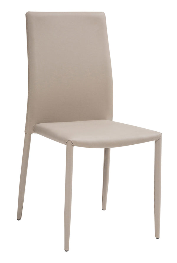 prezzo Gepolsterter Stuhl 46x50x89 cm in Kunstleder Dani Plus Rope