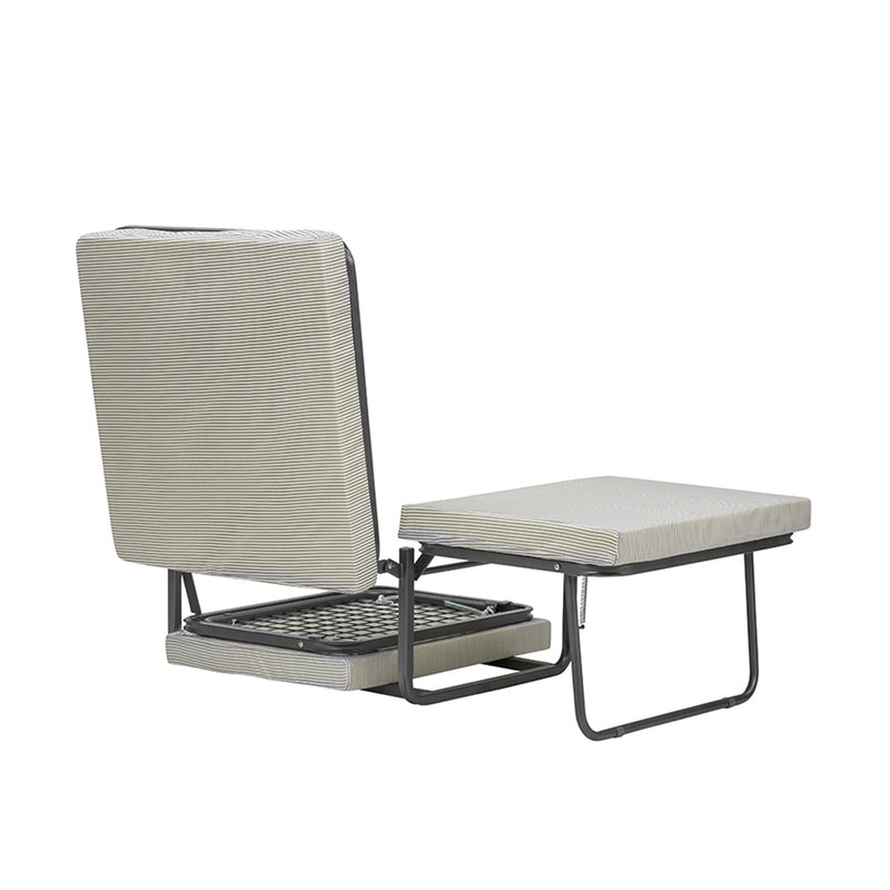 Pouf Letto Trasformabile Pieghevole con Materasso Rivestimento Corda-5