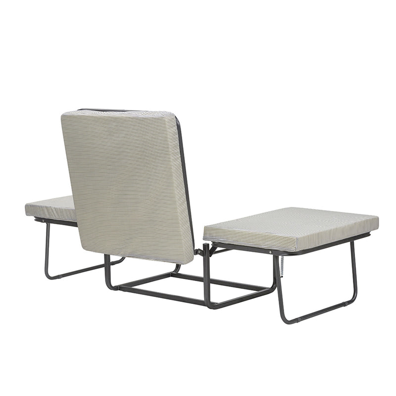 Pouf Letto Trasformabile Pieghevole con Materasso Rivestimento Corda-6