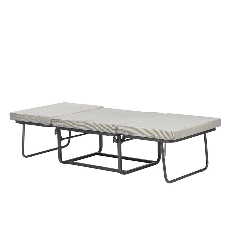 Pouf Letto Trasformabile Pieghevole con Materasso Rivestimento Corda-7