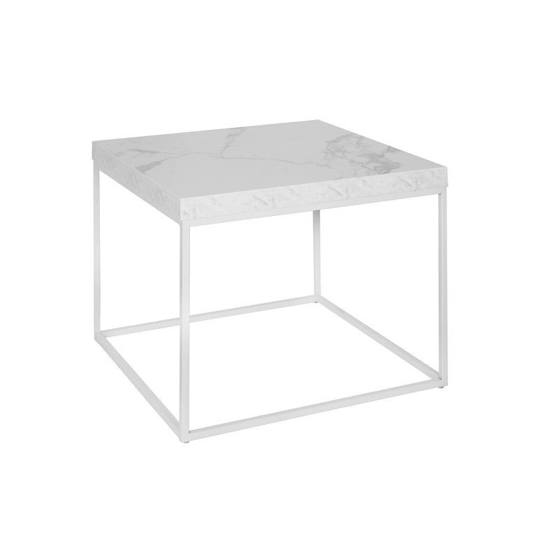 Tavolino Squared Bianco Opaco Quadrato-1