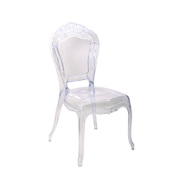 prezzo Indoor-Stuhl aus Methacrylat 43x45x97 cm Transparent