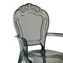 Sedia 45x42x97 cm in Metacrilato da Interno Chimera Grigia Trasparente-2