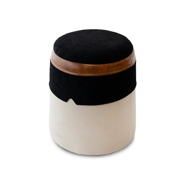 acquista Pouf Contenitore Aladin Nero Bianco