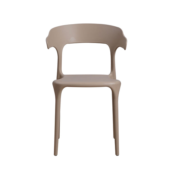 online Sedia Zen in Polipropilene Tortora