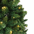 Albero di Natale Artificiale con Luci LED Verde Altezza 180 cm-3