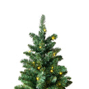 Albero di Natale Artificiale con Luci LED Verde Altezza 180 cm-4
