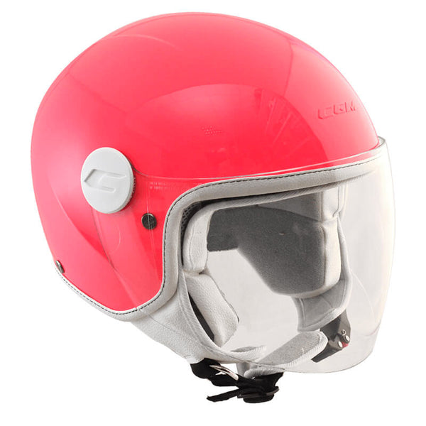 sconto Demi-Jet-Helm für Kinder mit langem Visier CGM Magic Mono 205A Pink Fluo Verschiedene Größen