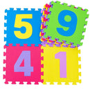 Tappeto Puzzle per Bambini con Numeri 9 Pezzi 32x32 cm Multicolor-1