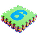 Tappeto Puzzle per Bambini con Numeri 9 Pezzi 32x32 cm Multicolor-2