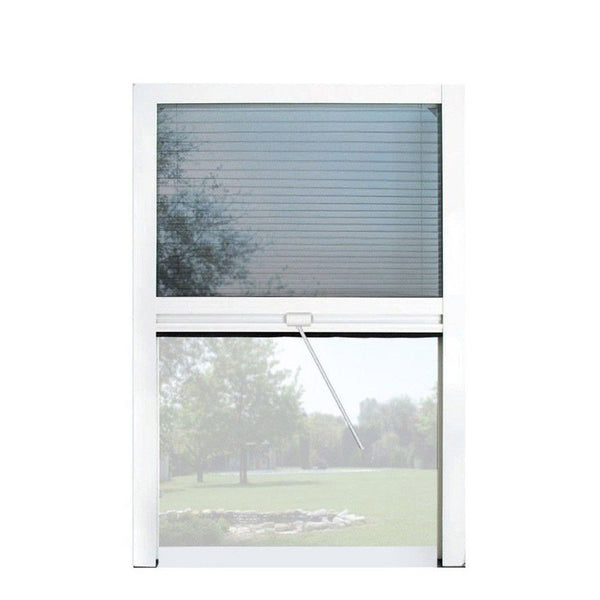 sconto Plissee Insektenschutz für Fenster 85x160 cm reduzierbar weiß