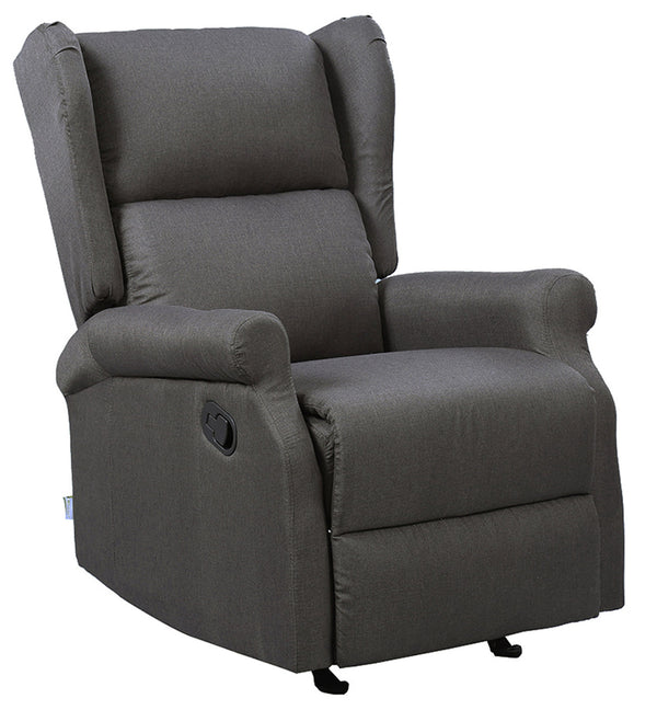 sconto Manuell verstellbarer Relax-Sessel aus geräuchertem Bergere-Arlette-Stoff