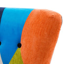 Divano 2 Posti 129x79x103 in Tessuto Patchwork Flavia Maxi Multicolore-4