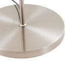 Lampada da Terra in Nickel Satinato E27 Paralume in PVC Garda-3