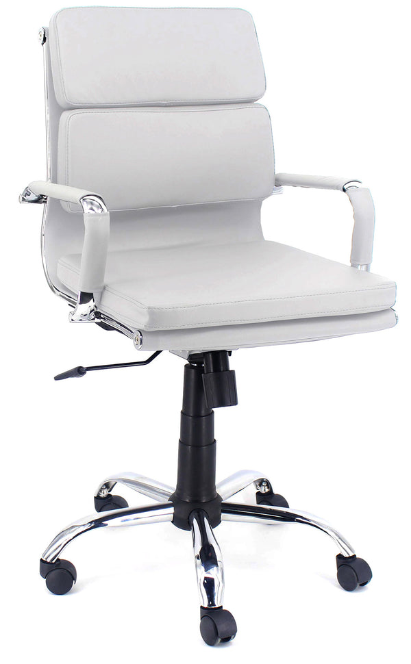 online Chefsessel Mito Weiß aus Kunstleder