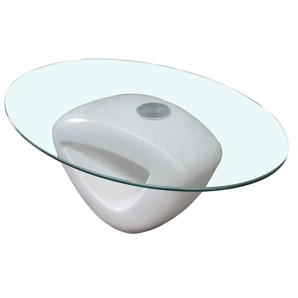 sconto Tavolino Pure Stone, Resina Bianco Laccato Opaco