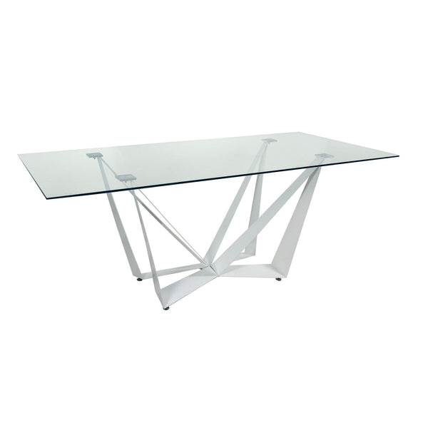 sconto Tavolo Nifar Vetro Bianco