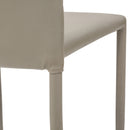 Sedia Imbottita 44x42x90 cm in Similpelle Tulip Cappuccino-4