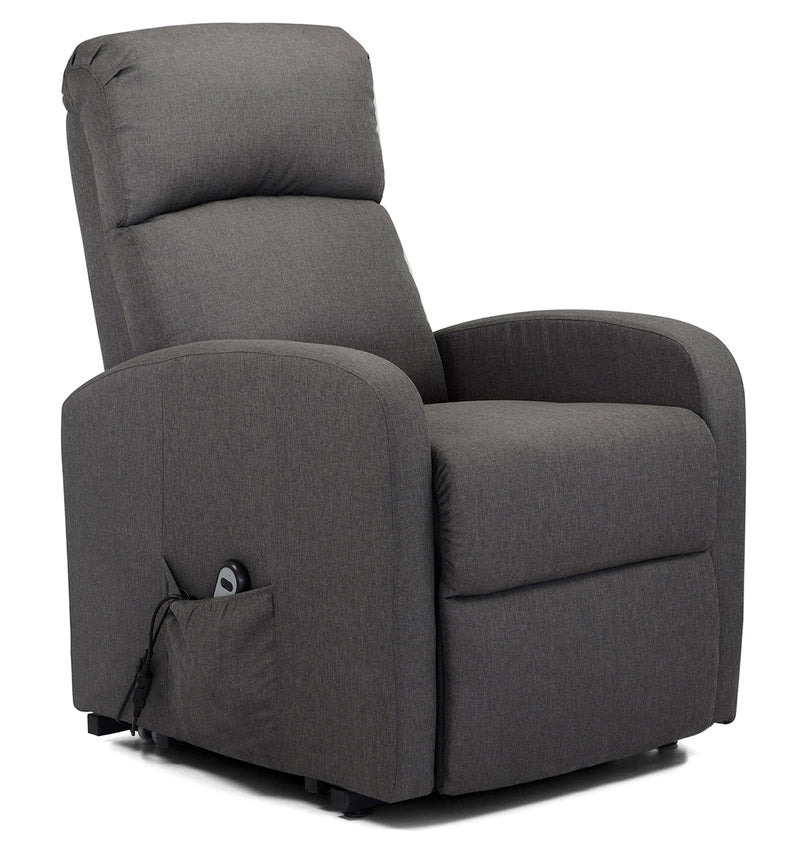 Poltrona Alzapersona Elettrica 1 Motore in Tessuto Spike D Fume-1