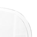 Sedia con Braccioli 51,3x51x92 cm in Metacrilato Atena Trasparente-4