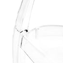 Sedia con Braccioli 51,3x51x92 cm in Metacrilato Atena Trasparente-5