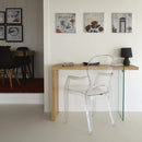 Sedia con Braccioli 51,3x51x92 cm in Metacrilato Atena Trasparente-7