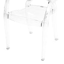 Sedia con Braccioli 51,3x51x92 cm in Metacrilato Atena Trasparente-8