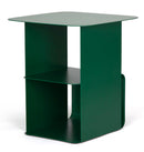 Tavolino Moderno 41x41x45,5 cm in Acciaio Verde Bosco-1